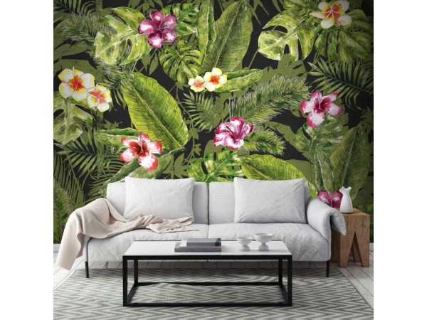 Jungle flora Mural